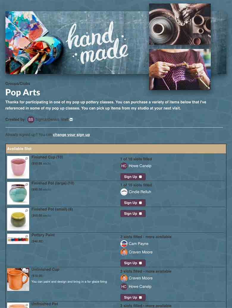 Sell Craft Items for Your Business