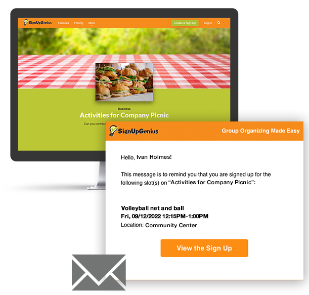 Reminder notification